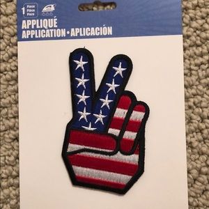 Free iron on peace sign patch with purchase!!!